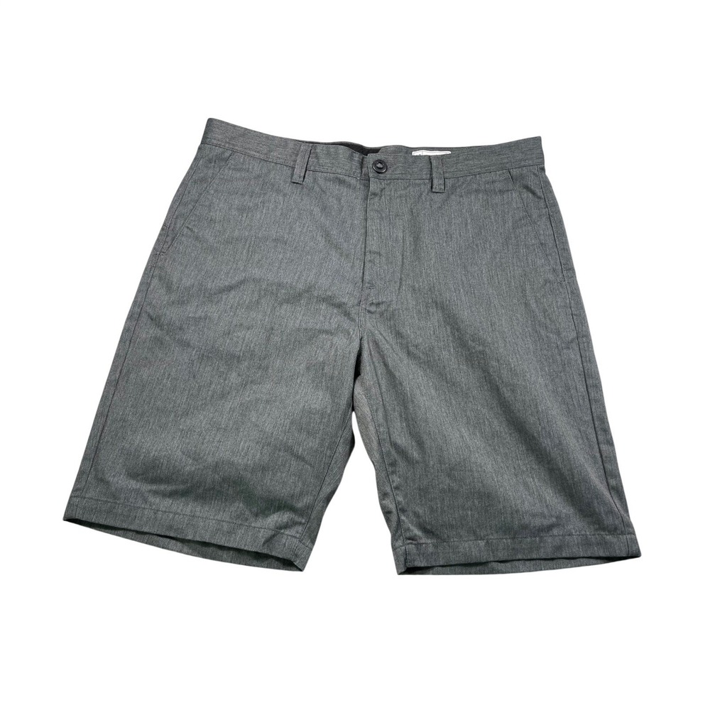 Volcom Heather Gray Hybrid Walk Shorts Men's Size 38 Stretch Golf Casual